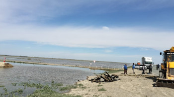 Фотография к новости: Жайық өзеніндегі су деңгейі көтерілді