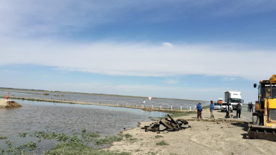 Жайық өзеніндегі су деңгейі көтерілді