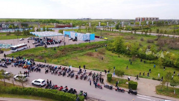 Фотография к новости: «Таза Қазақстан» экоакциясына астаналық байкерлер қатысты