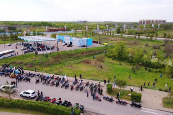 Фотография к новости: «Таза Қазақстан» экоакциясына астаналық байкерлер қатысты