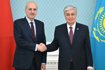 Фотография к новости: Тоқаев Түркия Ұлттық Мәжілісінің төрағасын қабылдады