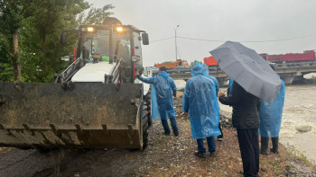 Фотография к новости: Жетісудағы Көксу өзені көтерілді