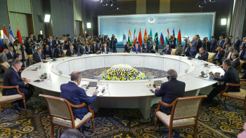 Фотография к новости: Елордада ШЫҰ-ға мүше мемлекеттердің СІМК отырысы басталды