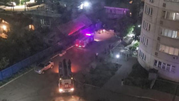 Фотография к новости: Алматыдағы көпқабатты тұрғын үйде өрт шықты