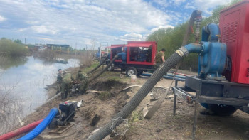 Фотография к новости: СҚО-да су тасқынының салдарын жою жұмыстары жүргізілді