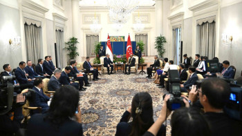 Фотография к новости: Тоқаев Сингапур Республикасының Президентімен келіссөз жүргізді