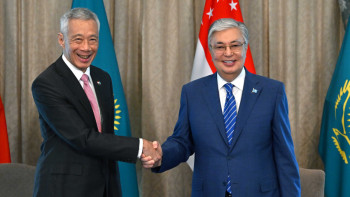 Фотография к новости: Мемлекет басшысы Сингапурдың үшінші Премьер-министрімен кездесті