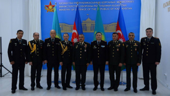 Фотография к новости: Қазақстан мен Әзербайжан әскери қызметшілері тәжірибе алмасты