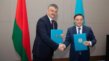 Фотография к новости: Қазақстан мен Беларусь спорт саласындағы ынтымақтастық бағдарламасына қол қойды