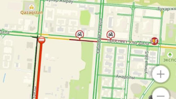 Фотография к новости: Тұран даңғылы бойынша қозғалысты ұйымдастыру уақытша өзгерді