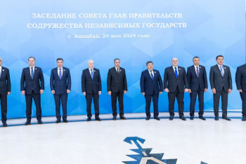 Фотография к новости: Бектенов Ашхабадтағы ТМД үкіметтері басшылары кеңесінің отырысына қатысты