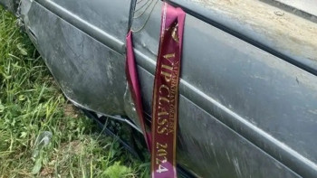 Фотография к новости: Жамбыл облысында ішінде мектеп түлегі де болған көлік жол апатына ұшырады