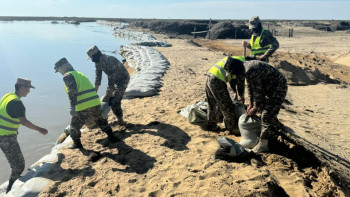 Фотография к новости: Су тасқыны. Құрғатылған үйлерде дезинфекциялық жұмыстар жүргізілуде