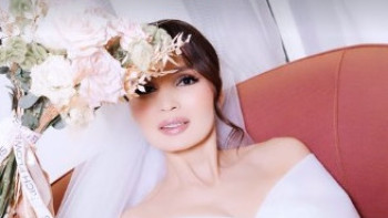 Фотография к новости: "Шешім осылай болып тұр". Той көйлегін киген Жұлдыз Әбдікәрімова жұртты ойландырып қойды