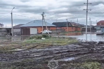 Фотография к новости: Ақмола облысында жаңбыр суын сору жұмысы жалғасып жатыр