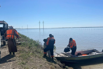 Фотография к новости: Жайық өзеніндегі су деңгейі өзгерді