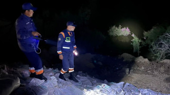 Фотография к новости: Су тасқыны. Ақсайда бөгеттердің жай-күйіне тәулік бойы мониторинг жүргізіледі