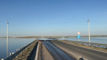 Фотография к новости: Махамбет пен Ортақшыл ауылы ортасындағы көпір көлік қозғалысы үшін қауіпсіз