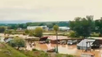 Фотография к новости: Грузияда бірнеше елді мекен суға кетті