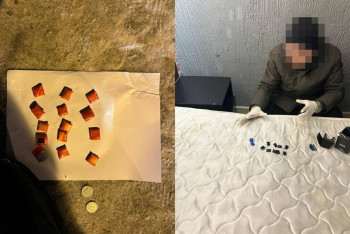 Фотография к новости: СҚО полицейлері өзге облыс тұрғындарынан синтетикалық есірткі тәркіледі