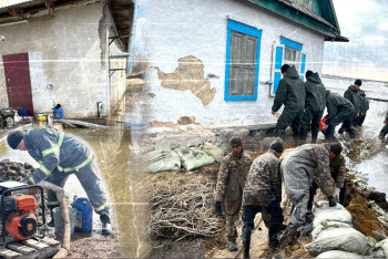 Фотография к новости: Су тасқыны. БҚО-да зардап шеккен 9671 отбасы әлеуметтік көмек алды