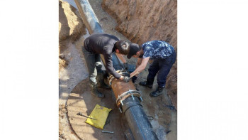 Фотография к новости: Теміртауда 800-ге жуық үй орталық су жүйесіне қосылды