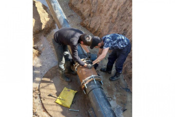 Фотография к новости: Теміртауда 800-ге жуық үй орталық су жүйесіне қосылды