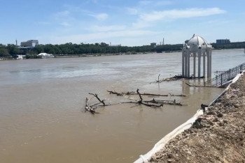 Фотография к новости: Жайықтағы су деңгейі қандай?