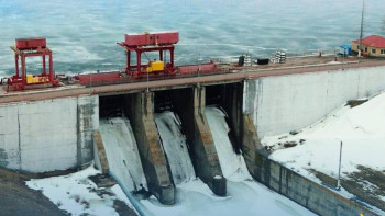 Фотография к новости: Тасқын су. "Қазсушардың" мамандары  өз жұмыстарын жалғастыруда