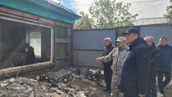 Фотография к новости: Су тасқыны. СҚО-да бүлінген үйлерді тексерудің қорытындысы шығарылды