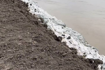 Фотография к новости: Жайық өзеніндегі су деңгейі өзгерді