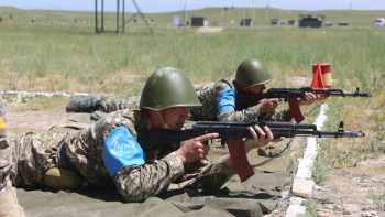 Фотография к новости: Жамбыл облысында әскери міндеттілердің «Байзақ-2024» оқу-жаттығуы өтті