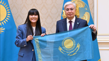 Фотография к новости: Президент альпинист Анар Борашеваны қабылдады