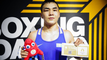 Фотография к новости: 21 жастағы Мұхаммедсабыр Базарбайұлы Париж Олимпиадасына барады