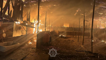 Фотография к новости: Алматы облысының құтқарушылары өртті сөндірді