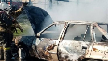 Фотография к новости: Қызылорда облысында көлік өртенді