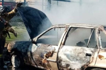 Фотография к новости: Қызылорда облысында көлік өртенді