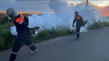 Фотография к новости: Астанада масалар мен шіркейлерге қарсы дезинсекциялық жұмыс жүріп жатыр