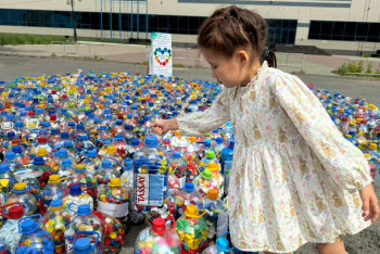 Экологиялық тәрбие. Павлодарлық оқушылар 1 тонна пластик қақпағын жинады
