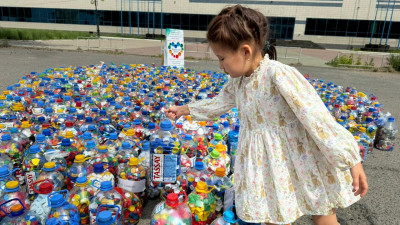 Экологиялық тәрбие. Павлодарлық оқушылар 1 тонна пластик қақпағын жинады
