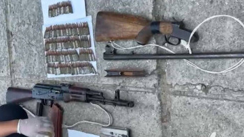 Фотография к новости: Түркістан облысында полиция заңсыз сақталған қару тәркіледі