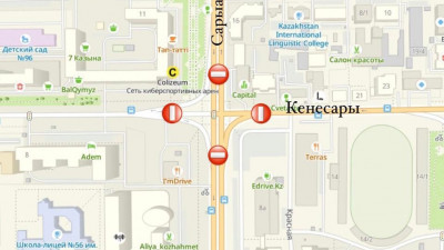 Астанада Сарыарқа - Кенесары қиылысы жабылады