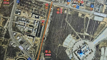 Фотография к новости: Қабанбай батыр мен Хусейн бен Талал қиылысы жөндеуге жабылады