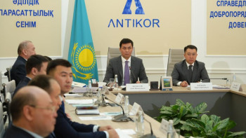 Фотография к новости: Антикор жол құрылысы саласына жемқорлық тәуекелдері бойынша талдау жүргізеді