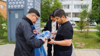 Фотография к новости: Вейптердің орнына спорт: елордалық спортшылар мен белсенділер акция өткізді