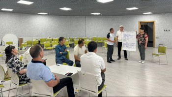 Фотография к новости: Түркістанда этномедиация бойынша семинар-тренинг өтіп жатыр