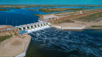 Фотография к новости: Тасқын су. Лимандарға, суармалы шабындықтарға 12,4 миллиард текше метр су жіберілді