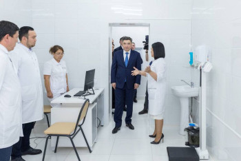 Фотография к новости: Бектенов Жамбыл облысындағы денсаулық сақтау нысандарын тексерді