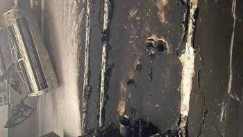 Фотография к новости: Қарағандыда қонақ үй өртенді