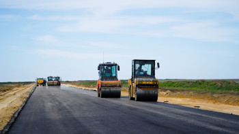 Фотография к новости: Жол белгілерін конкурстық сынақтардан өткізуде